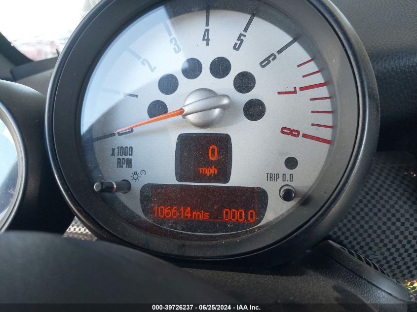 2011 Mini Cooper S VIN: WMWZP3C51BTX83677 Lot: 39726237