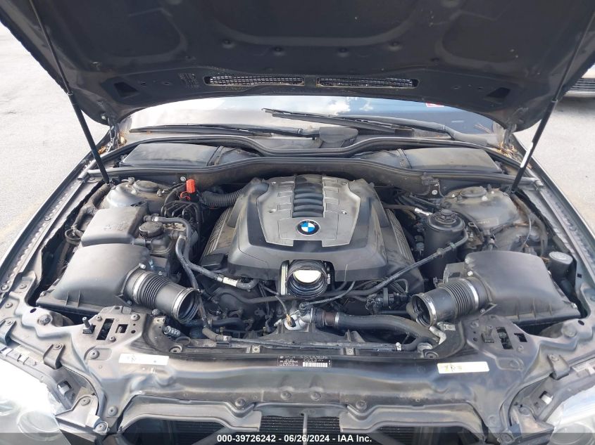 2008 BMW 750Li VIN: WBAHN83578DT81230 Lot: 39726242