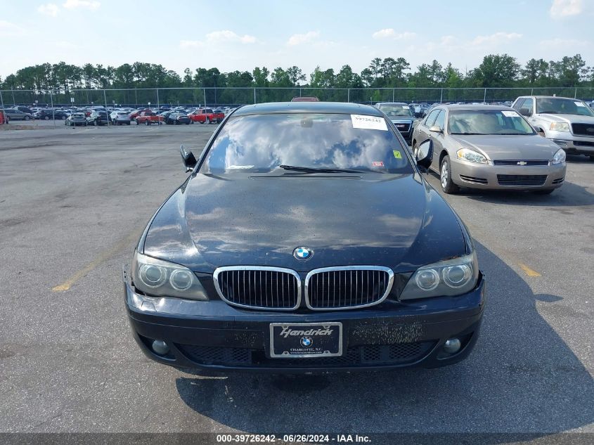 2008 BMW 750Li VIN: WBAHN83578DT81230 Lot: 39726242