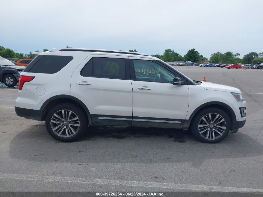 2016 Ford Explorer Platinum VIN: 1FM5K8HTXGGA56019 Lot: 39726254