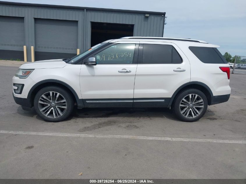 2016 Ford Explorer Platinum VIN: 1FM5K8HTXGGA56019 Lot: 39726254