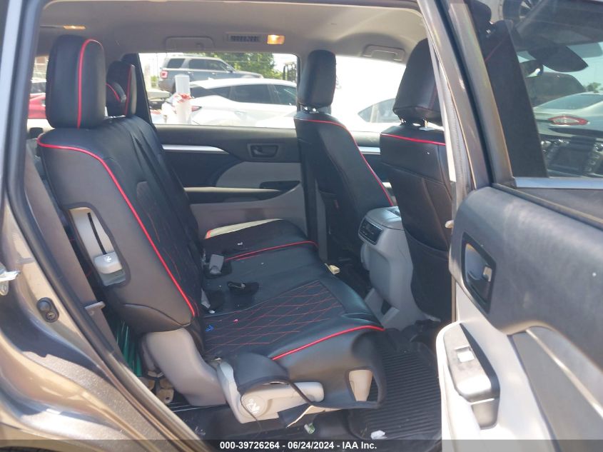 2019 Toyota Highlander Le VIN: 5TDZARFH6KS054926 Lot: 39726264