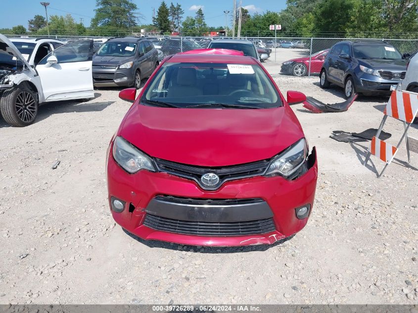 2015 TOYOTA COROLLA LE PLUS - 2T1BURHE3FC343224