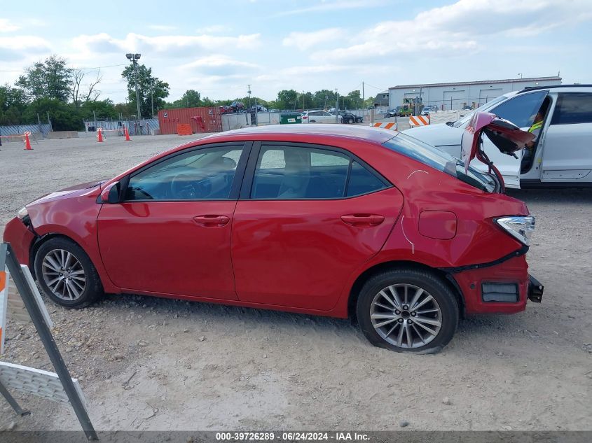 2015 Toyota Corolla Le Plus VIN: 2T1BURHE3FC343224 Lot: 39726289