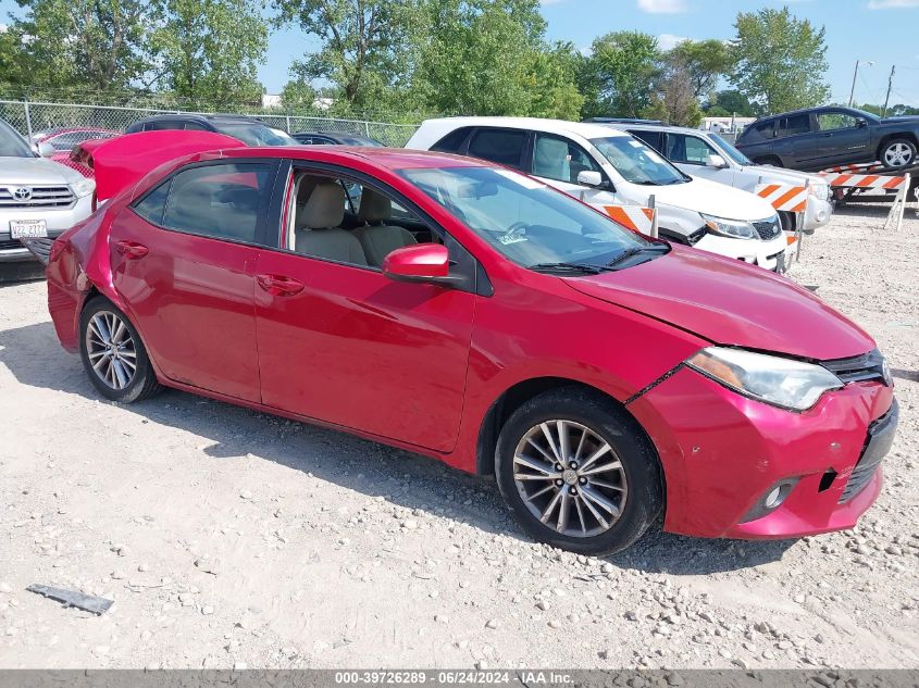 2015 TOYOTA COROLLA LE PLUS - 2T1BURHE3FC343224