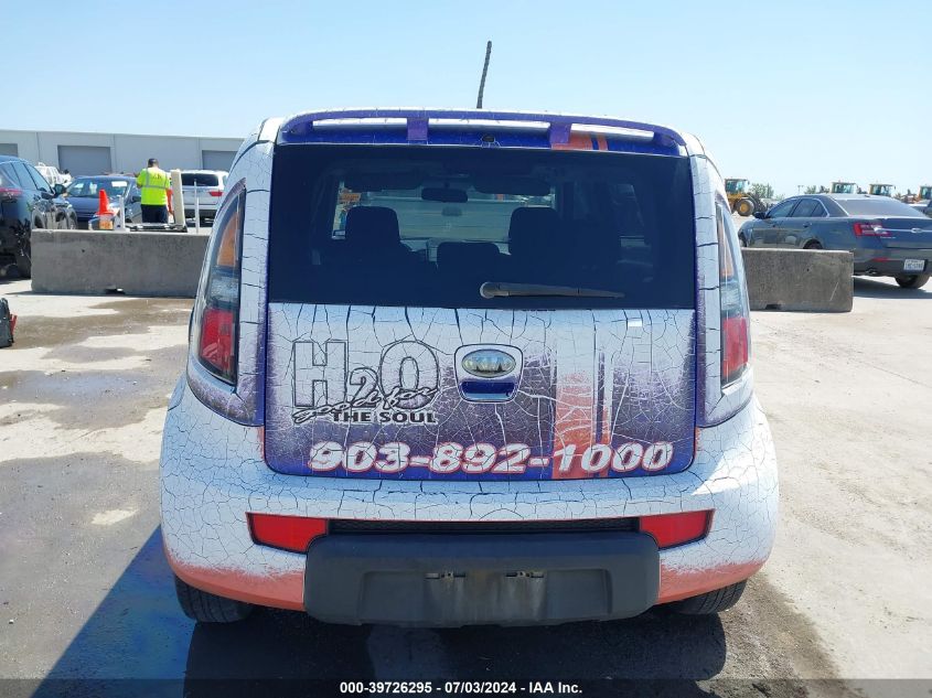 2010 Kia Soul + VIN: KNDJT2A29A7070483 Lot: 39726295