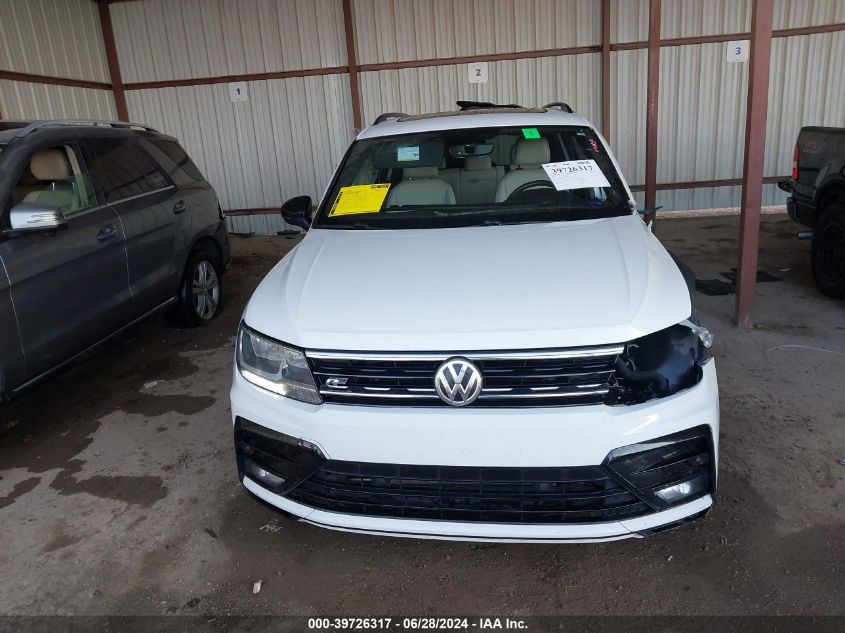 2019 Volkswagen Tiguan Se/Sel/Sel R-Line Jet-Bla VIN: 3VV3B7AX8KM197402 Lot: 39726317