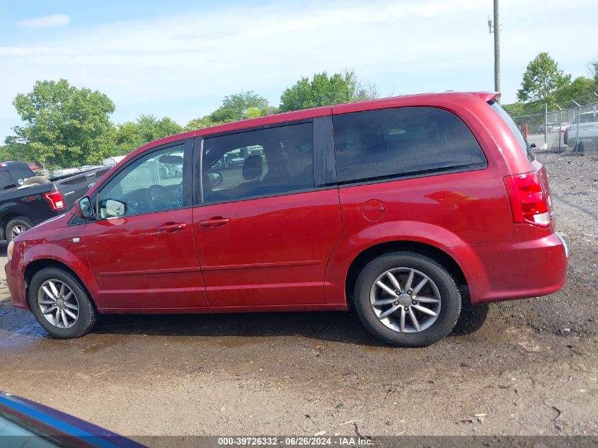 2014 Dodge Grand Caravan Se 30Th Anniversary VIN: 2C4RDGBG6ER451297 Lot: 39726332