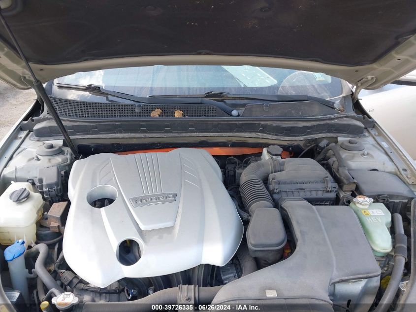 2013 Kia Optima Hybrid VIN: KNAGM4AD8D5044801 Lot: 39726335