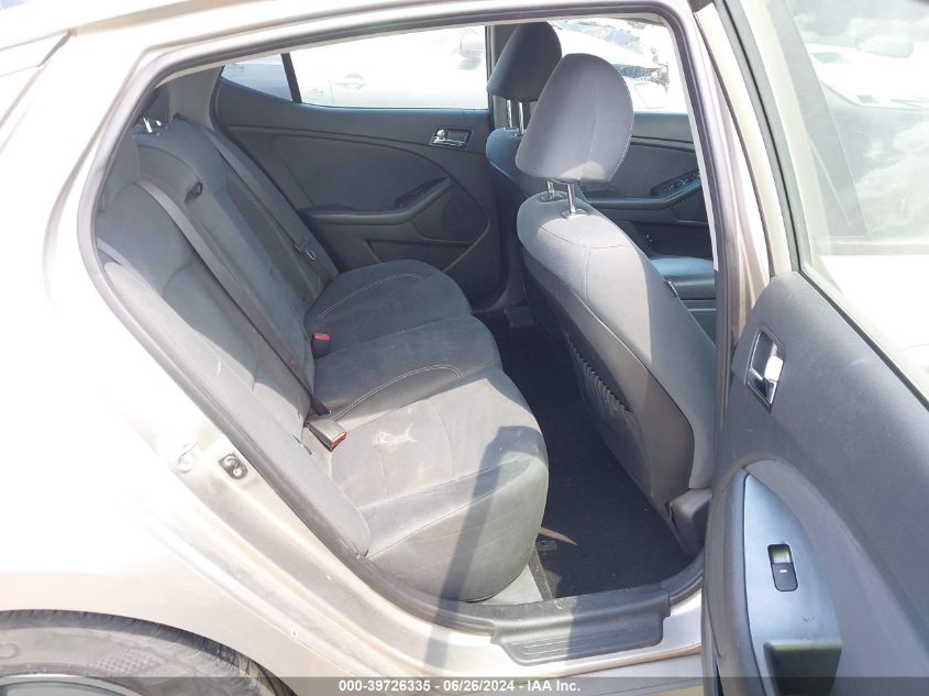 2013 Kia Optima Hybrid VIN: KNAGM4AD8D5044801 Lot: 39726335