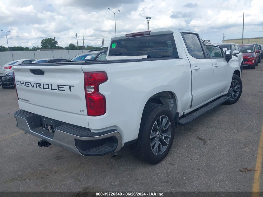 VIN 1GCPACEK9PZ310712 2023 CHEVROLET SILVERADO 1500 2WD  SHORT BED LT