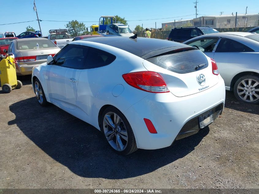 2015 Hyundai Veloster VIN: KMHTC6AD8FU228771 Lot: 39726365