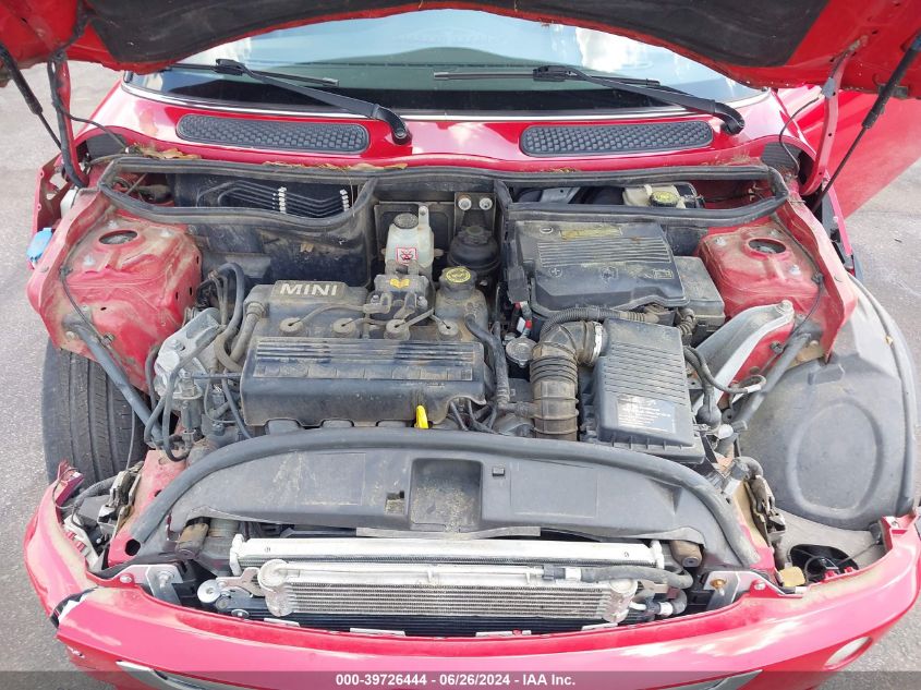 2007 Mini Cooper VIN: WMWRF33567TG17569 Lot: 39726444