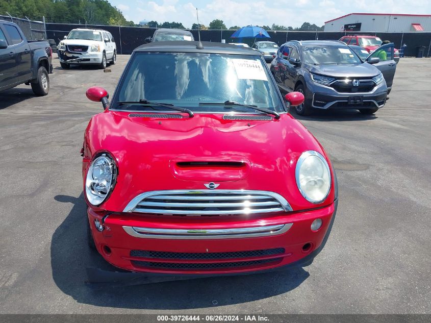 2007 Mini Cooper VIN: WMWRF33567TG17569 Lot: 39726444