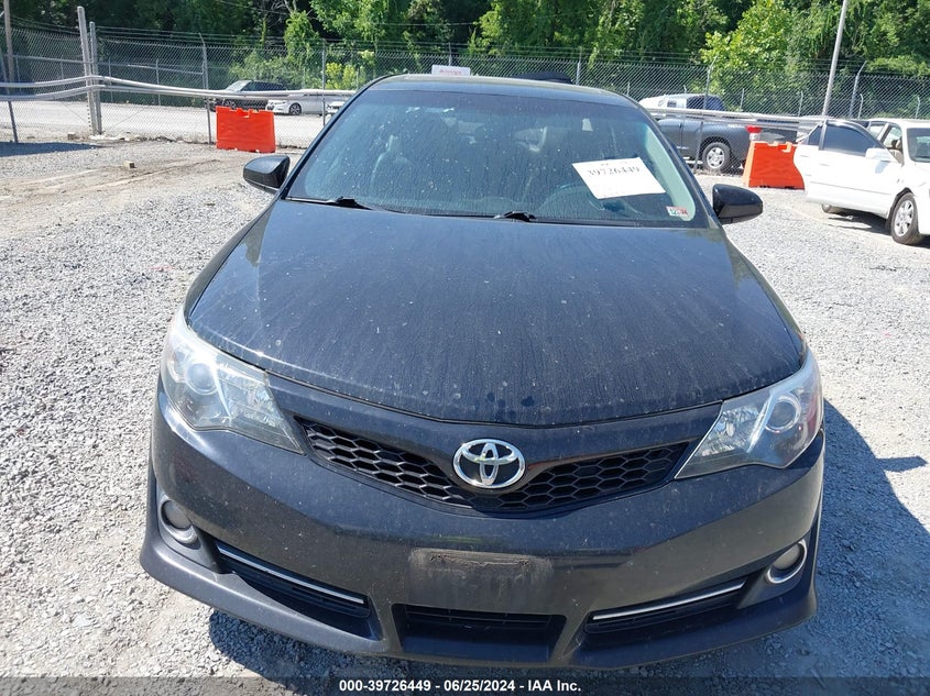 2012 Toyota Camry VIN: 41BFK14T1BF1FK6CU Lot: 39726449