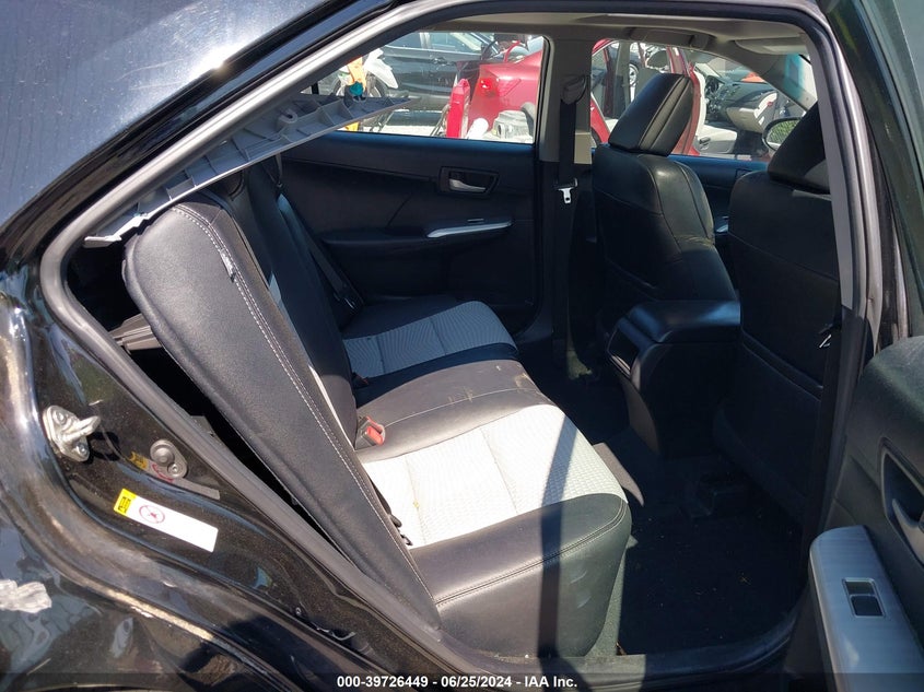 2012 Toyota Camry VIN: 41BFK14T1BF1FK6CU Lot: 39726449