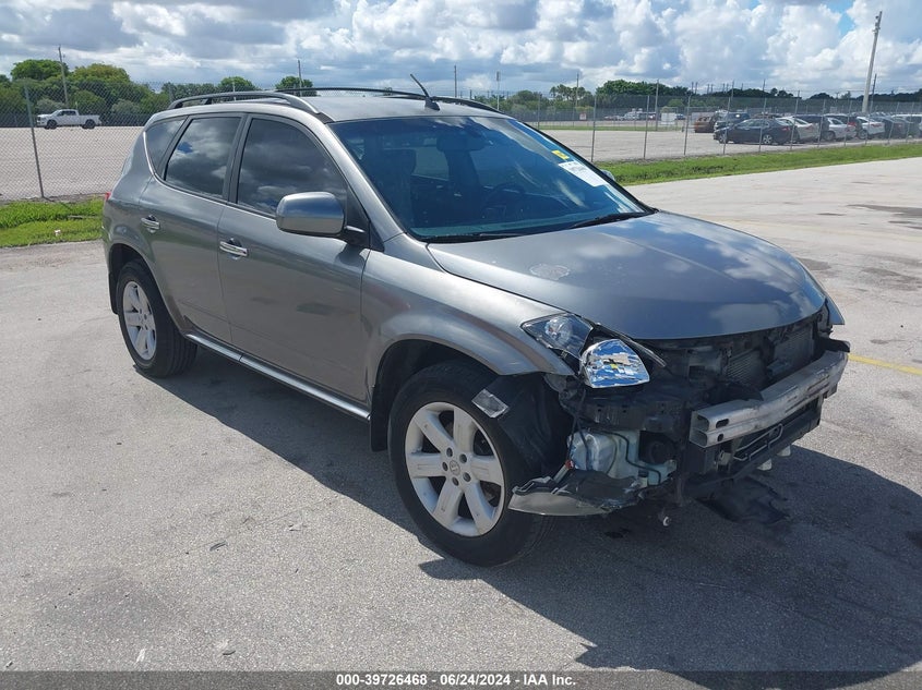 2006 Nissan Murano Sl VIN: JN8AZ08T06W428640 Lot: 39726468