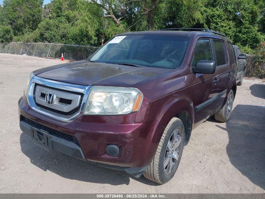 2011 Honda Pilot Lx VIN: 5FNYF3H24BB020183 Lot: 39726488