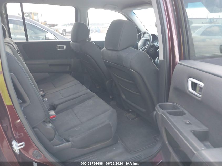 2011 Honda Pilot Lx VIN: 5FNYF3H24BB020183 Lot: 39726488