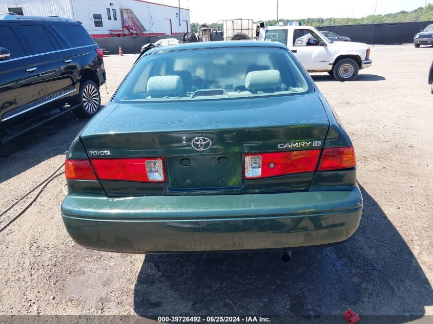 2000 Toyota Camry Le VIN: JT2BG22K2Y0419891 Lot: 39726492