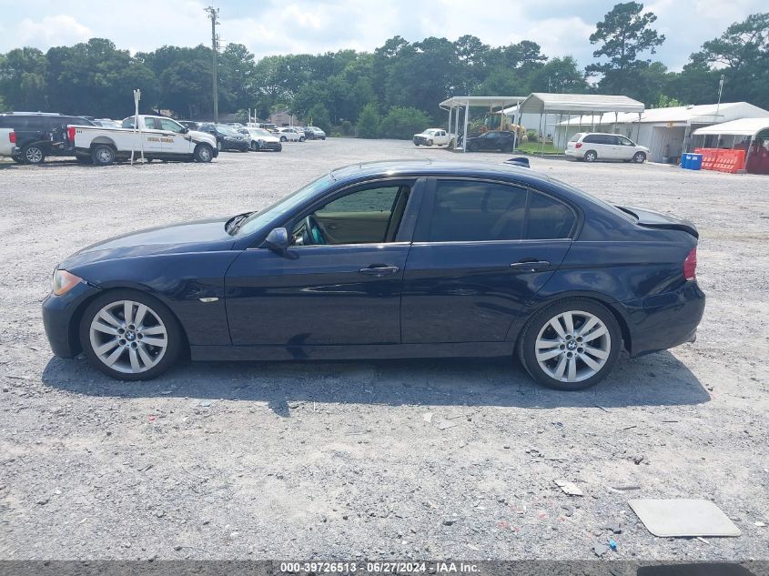 2008 BMW 328I VIN: WBAVA37568NL48712 Lot: 39726513