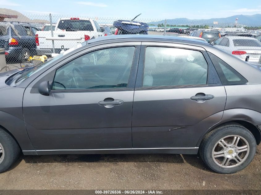 2006 Ford Focus Zx4 VIN: 1FAFP34N76W233611 Lot: 39726536