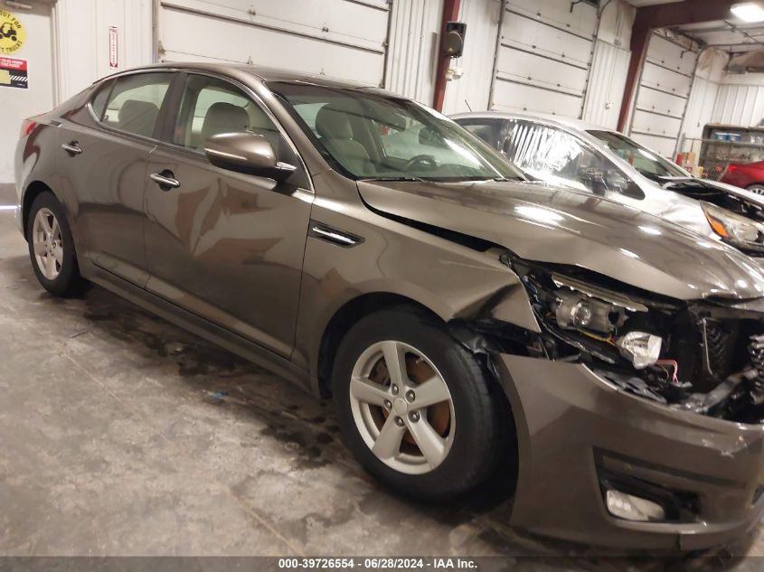 2015 Kia Optima Lx VIN: 5XXGM4A79FG397964 Lot: 39726554