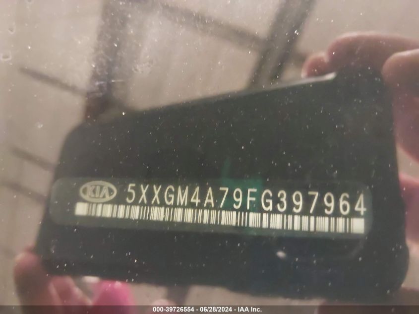 2015 Kia Optima Lx VIN: 5XXGM4A79FG397964 Lot: 39726554