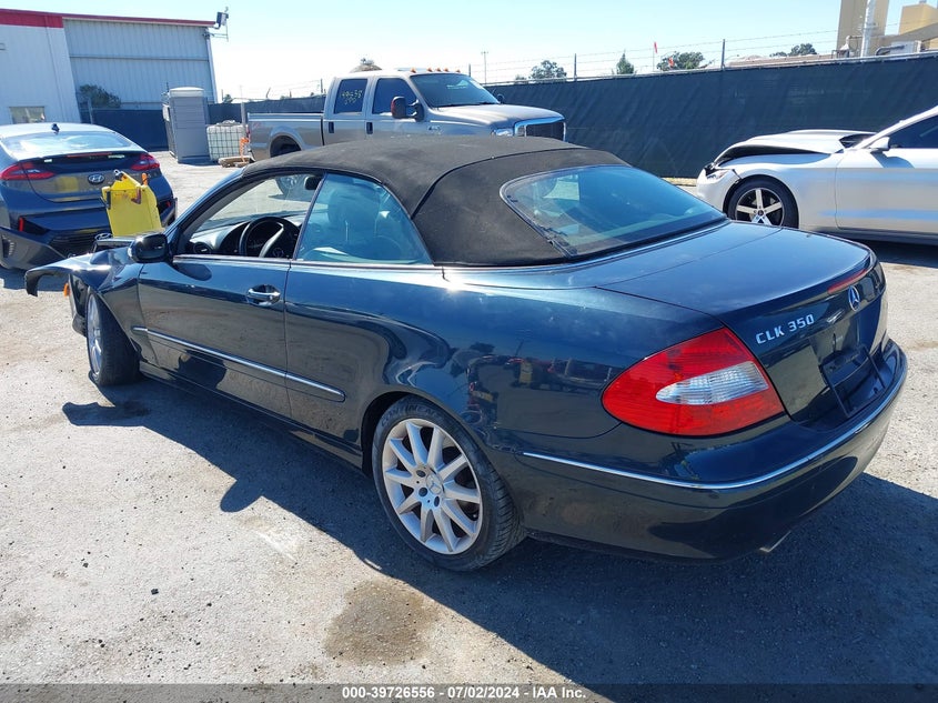 2007 Mercedes-Benz Clk 350 VIN: WDBTK56F97T088196 Lot: 39726556