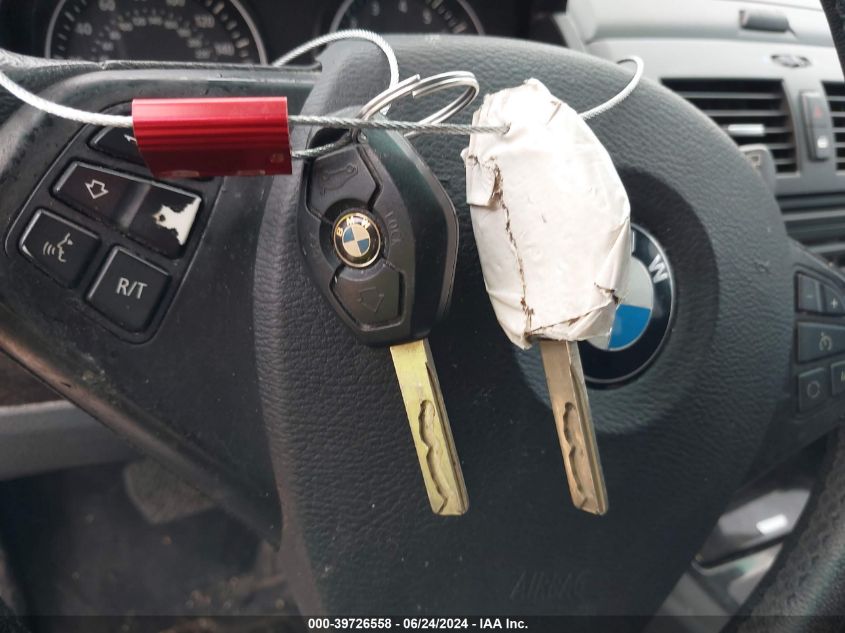 2007 BMW X3 3.0Si VIN: WBXPC93477WF20945 Lot: 39726558