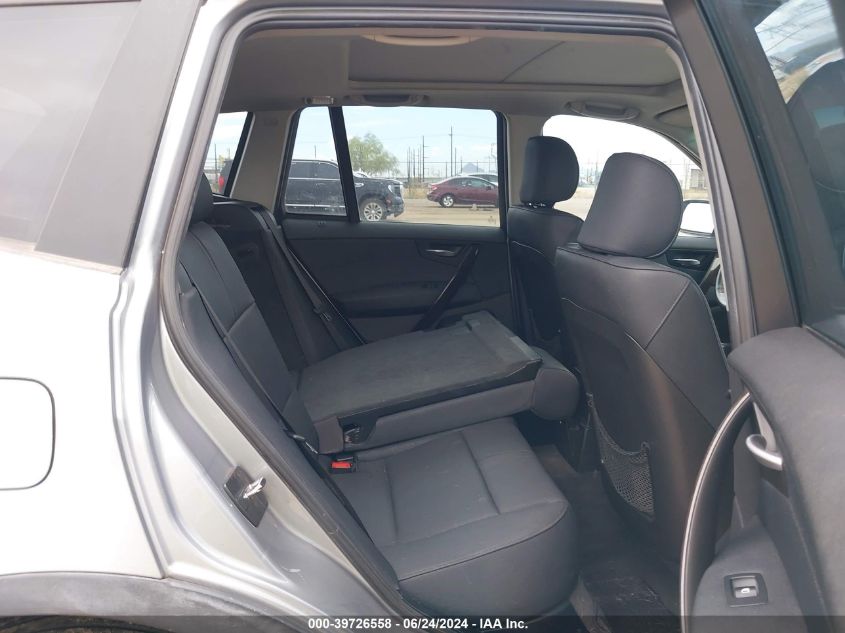 2007 BMW X3 3.0Si VIN: WBXPC93477WF20945 Lot: 39726558