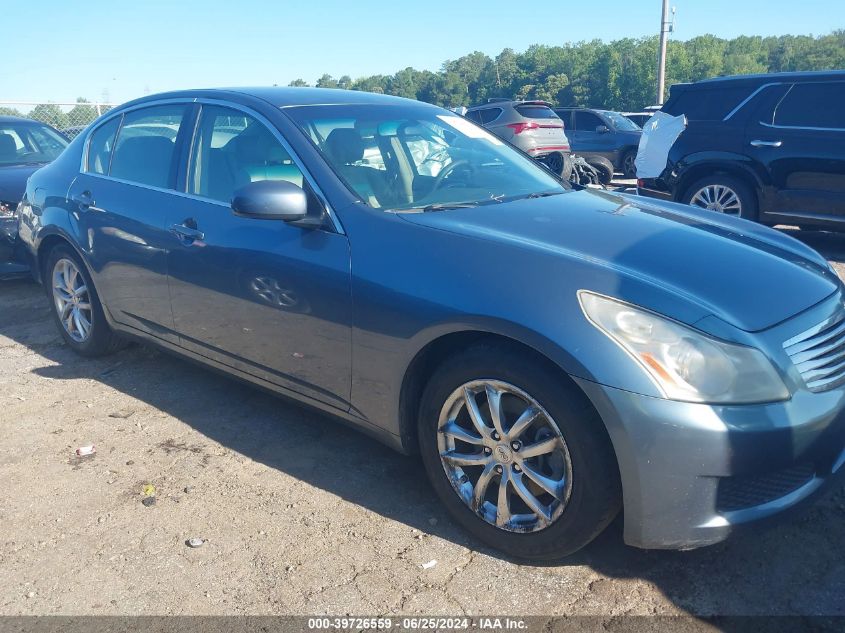 2008 Infiniti G35 VIN: JNKBV61EX8M220370 Lot: 39726559