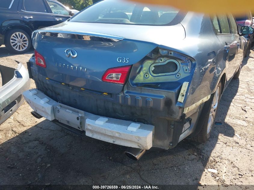 2008 Infiniti G35 VIN: JNKBV61EX8M220370 Lot: 39726559
