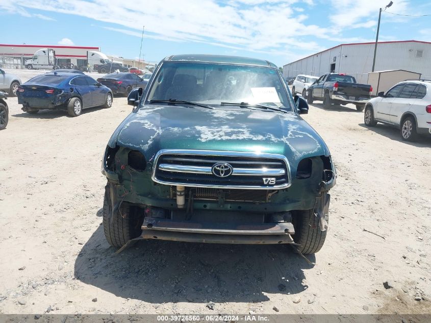 2002 Toyota Tundra Ltd V8 VIN: 5TBRT38172S223741 Lot: 39726560