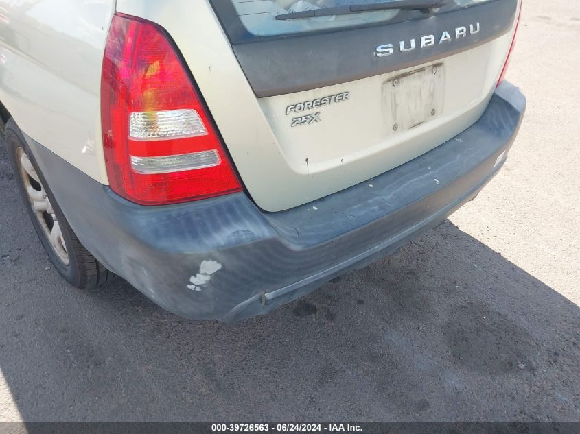 2005 Subaru Forester 2.5X VIN: JF1SG63615H707856 Lot: 39726563