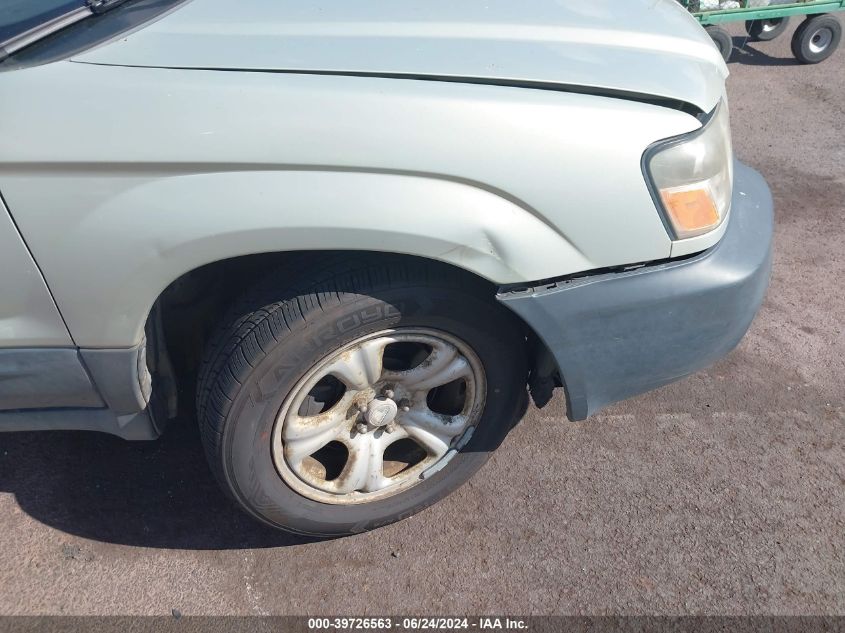 2005 Subaru Forester 2.5X VIN: JF1SG63615H707856 Lot: 39726563