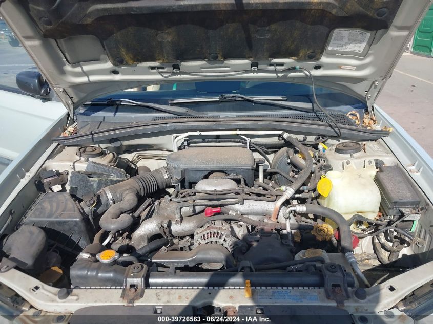 2005 Subaru Forester 2.5X VIN: JF1SG63615H707856 Lot: 39726563