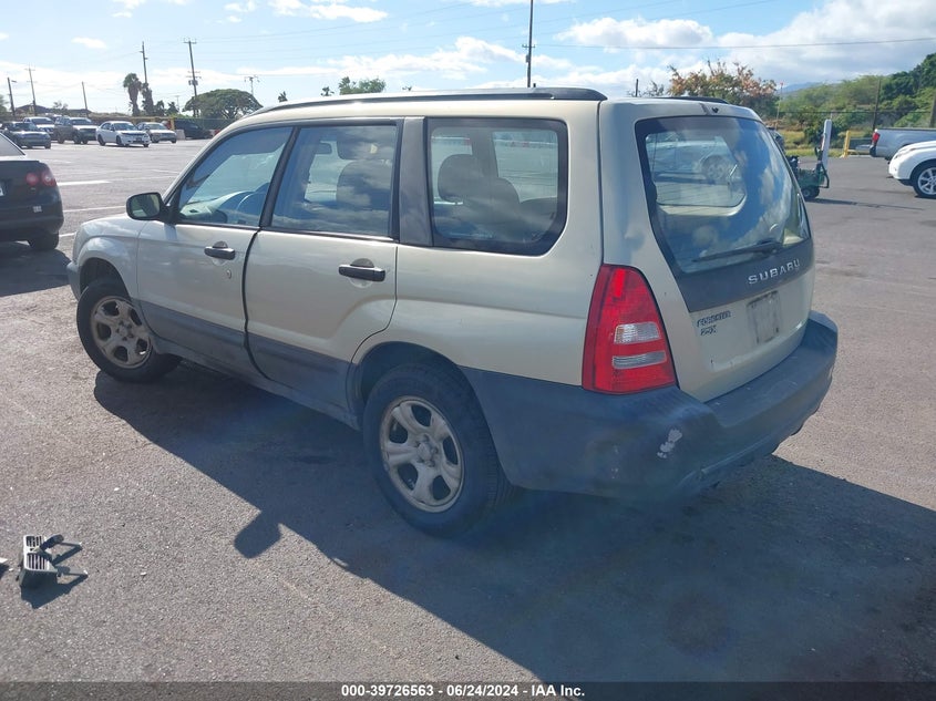 2005 Subaru Forester 2.5X VIN: JF1SG63615H707856 Lot: 39726563