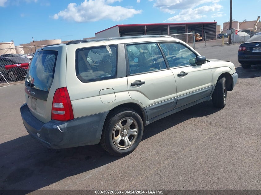 2005 Subaru Forester 2.5X VIN: JF1SG63615H707856 Lot: 39726563