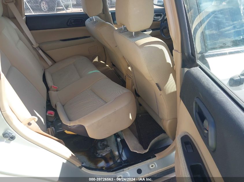 2005 Subaru Forester 2.5X VIN: JF1SG63615H707856 Lot: 39726563