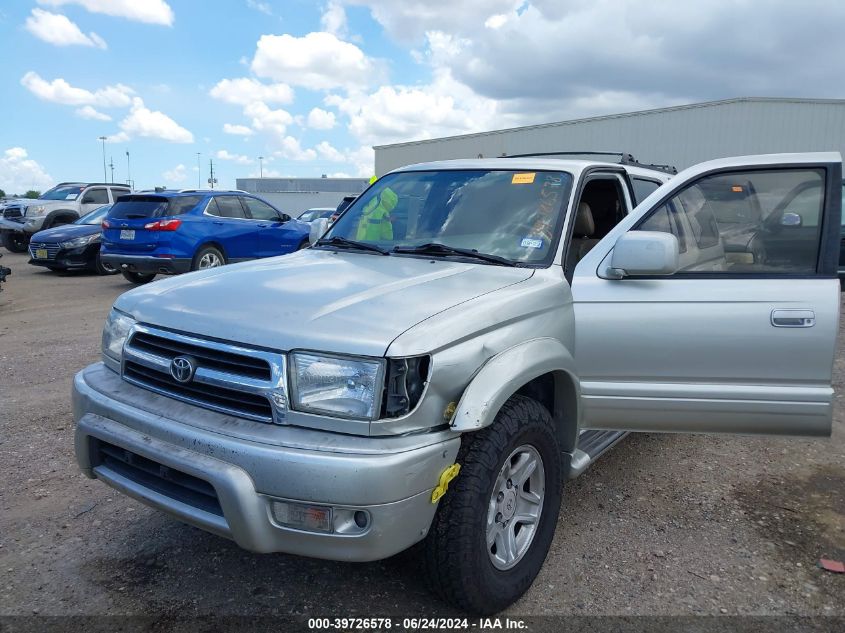 1999 Toyota 4Runner Limited V6 VIN: JT3GN87R6X0124050 Lot: 39726578