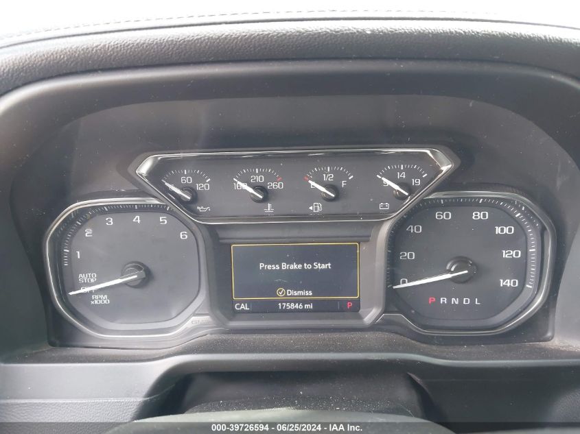 2019 GMC Sierra C1500 Slt VIN: 1GTU8DED2KZ103495 Lot: 39726594