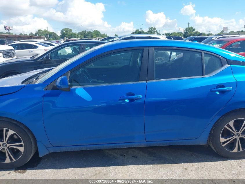 2021 Nissan Sentra Sv Xtronic Cvt VIN: 3N1AB8CV8MY225298 Lot: 39726604