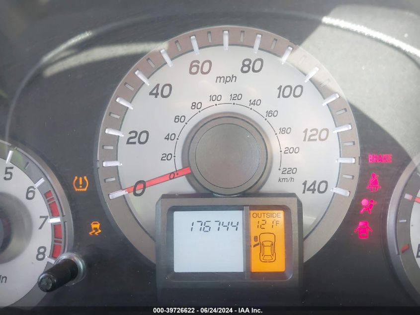 2012 Honda Pilot Ex-L VIN: 5FNYF3H59CB033314 Lot: 39726622