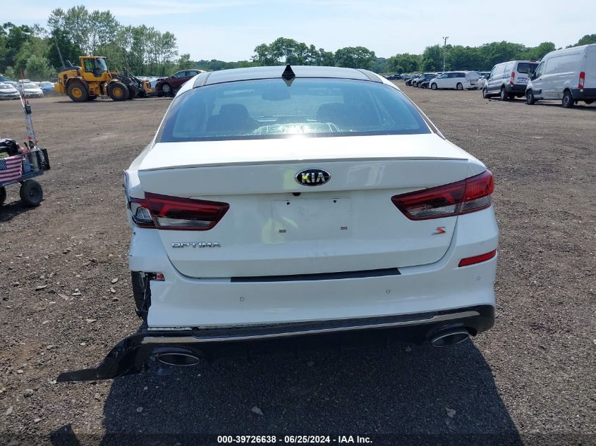 2019 Kia Optima S VIN: 5XXGT4L31KG364237 Lot: 39726638