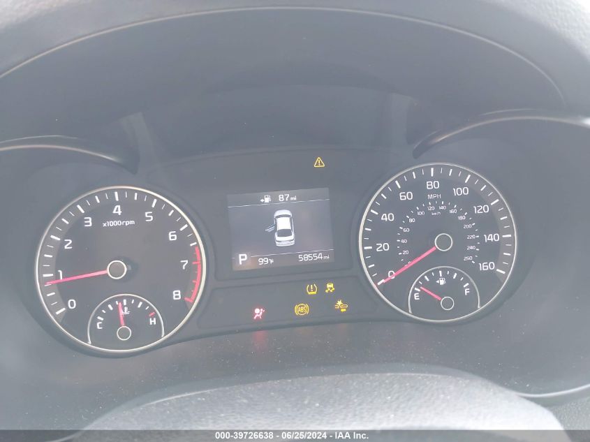 2019 Kia Optima S VIN: 5XXGT4L31KG364237 Lot: 39726638