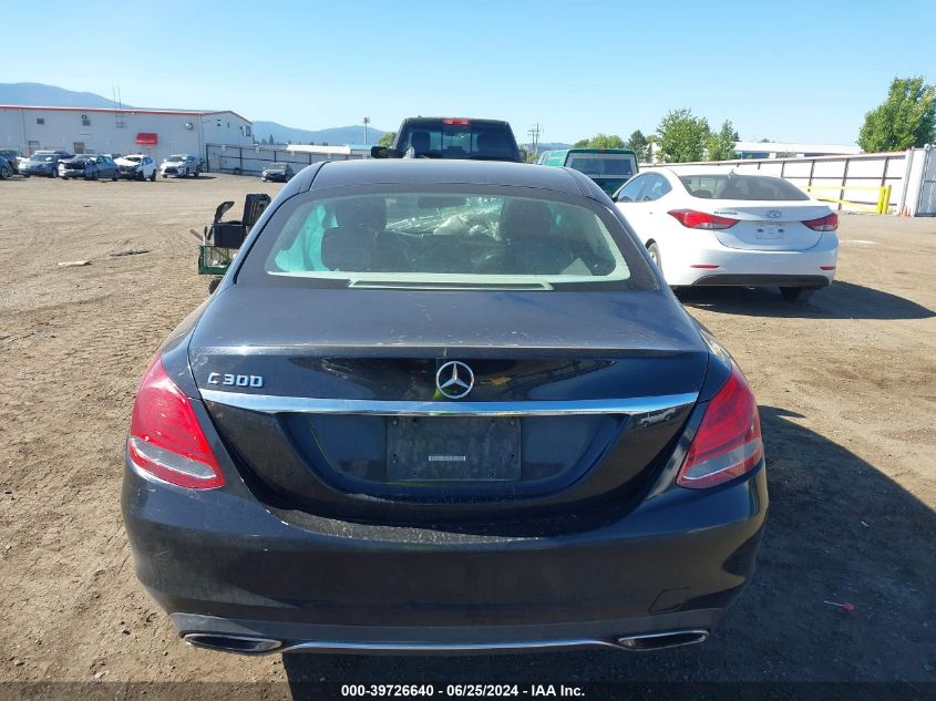 2017 Mercedes-Benz C 300 VIN: 55SWF4JBXHU198212 Lot: 39726640
