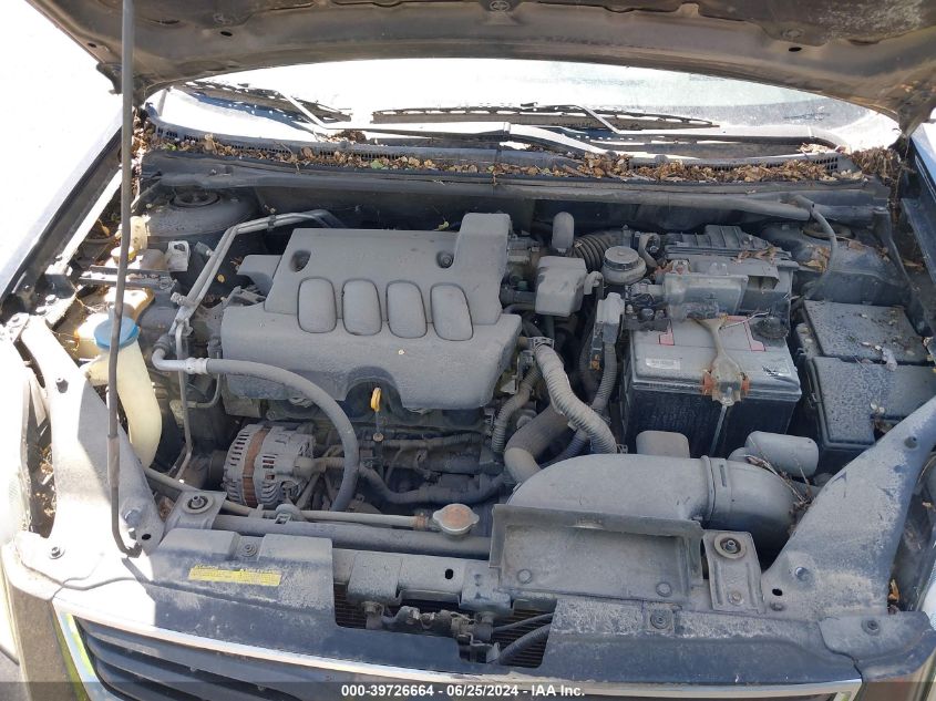 2010 Nissan Sentra 2.0S VIN: 3N1AB6AP8AL617103 Lot: 39726664