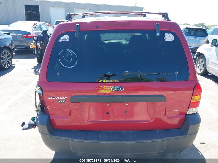 2005 Ford Escape Xlt VIN: 1FMYU93165KA71033 Lot: 39726673