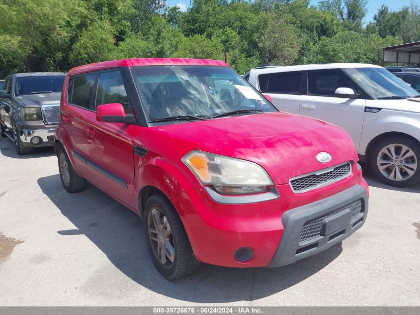 2011 Kia Soul + VIN: KNDJT2A23B7285973 Lot: 39726676